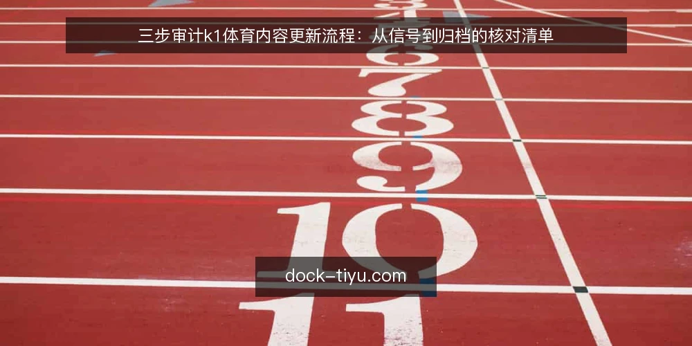 三步审计k1体育内容更新流程：从信号到归档的核对清单 — 为什么要现在审计内容更新流程 配图